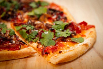 Savory offers lunch-friendly fare such as sandwiches, pizzas, and salads.