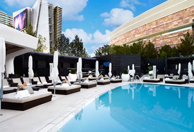 The16,000-square-foot Liquid from the Light Group, which returns for the second season at Aria at CityCenter, will this year hold more events than last year.