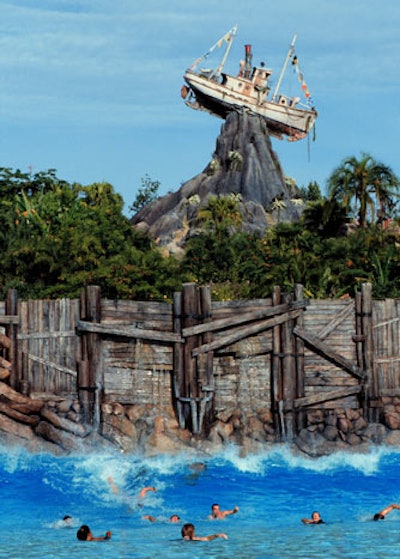 Disney's Typhoon Lagoon water park is available for buyout in the evening after the park closes to the public. It can accommodate 6,000 guests.