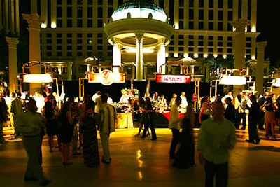 Vegas Uncork'd's signature grand tasting at Caesars Palace drew 50 chefs and sommeliers, plus star mixologists.