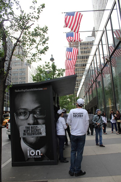 Situated outside ad agencies like PDH, Ion's attention-grabbing campaign is timed to Upfront Week.
