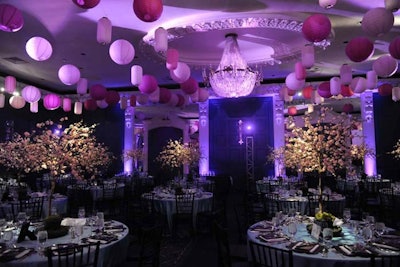 Dias Design provided decor services for the gala dinner.