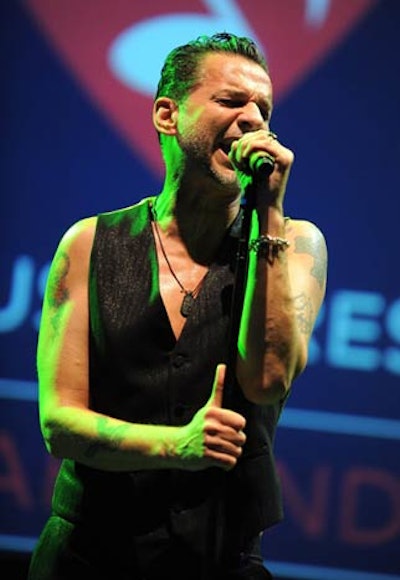 Dave Gahan of Depeche Mode was among the evening's honorees.