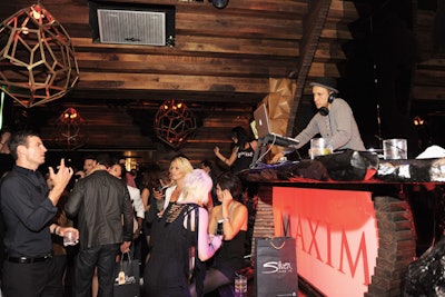 DJ Vice spun for the crowd.