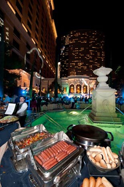 Among the conference's related events was a poolside barbecue.