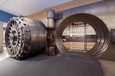 Where once it kept people out, this former bank vault now welcomes guests for intimate gatherings.