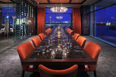 The Harbor Room can host private dinners for 20.