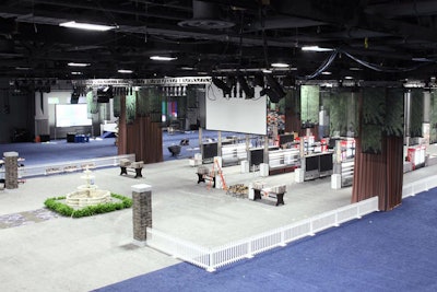 The café and dining room for the 10,000 delegates served only kosher meals throughout the conference.