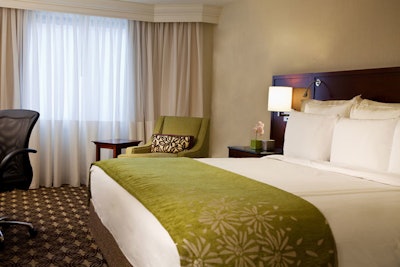 The revamped guest rooms have new furniture layouts to maximize each space.
