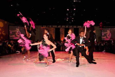 Dancers from Busch Gardens Tampa Bay performed after dinner.