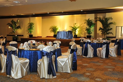 Renovations at the DoubleTree by Hilton Tampa Airport-Westshore added new carpet, paint, lighting, and ventilation systems in the event space, which includes a 9,000-square-foot ballroom.