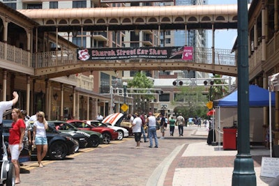 More than 80 custom and classic vehicles lined Church Street for the first car show.