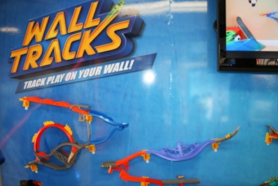 The latest Hot Wheels products were on display and ready to be tested.