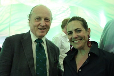 Taste of Summer's host committee members Mario Buatta and Alexandra Lebenthal were on hand greeting guests.