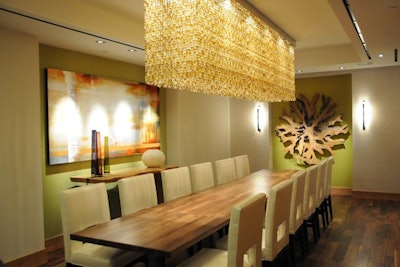 Newly opened Härth restaurant at the Hilton McLean Tysons Corner has a private dining room that can seat 20.