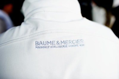 To welcome guests to the three-day trip to Montauk, Baume & Mercier crafted custom windbreakers branded with its logo. Guests also received a Baume & Mercier-embossed Flip video camera to record the excursion.