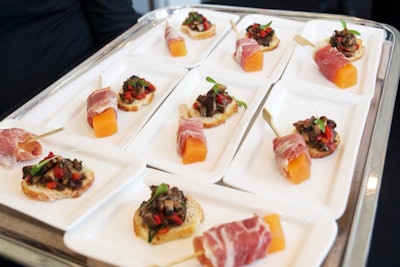 Oliver & Bonacini catered the event, with creations from their Spanish tapas menu.