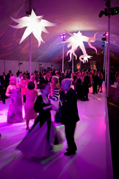The tent covered an area of Museum Campus.