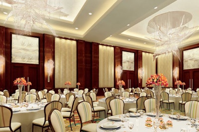 Toronto's newest five-star hotel, the Ritz-Carlton, is also home to the largest luxury ballroom in the city.