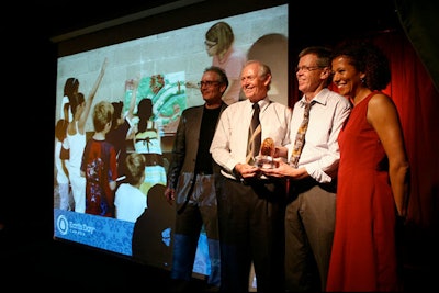 The award ceremony took place in the hotel's Underground lounge. Televisions throughout the Drake broadcast the ceremony.