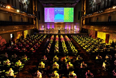 The event took place at Symphony Hall and drew some 1,800 guests.
