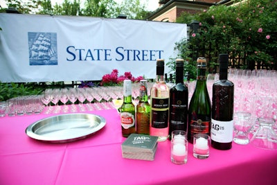 Much of the food and beverage was donated to the event. State Street was the presenting sponsor.