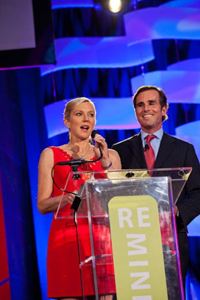 Lee and Bob Woodruff served as M.C.s for the night.