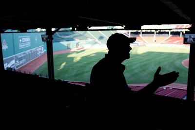 The 'Old Fenway' themed event took place on Steiner deck.