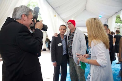 Actor Chevy Chase was among the night's celebrity attendees.