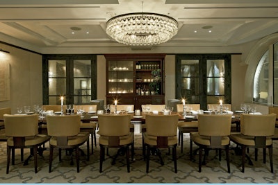 The National, Geoffrey Zakarian's latest, offers five private dining rooms on the second floor.