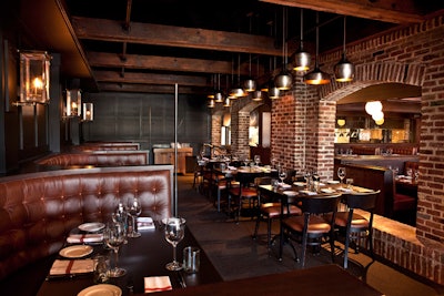 Againn Tavern in Rockville offers two semiprivate dining rooms that seat as many as 50 people.