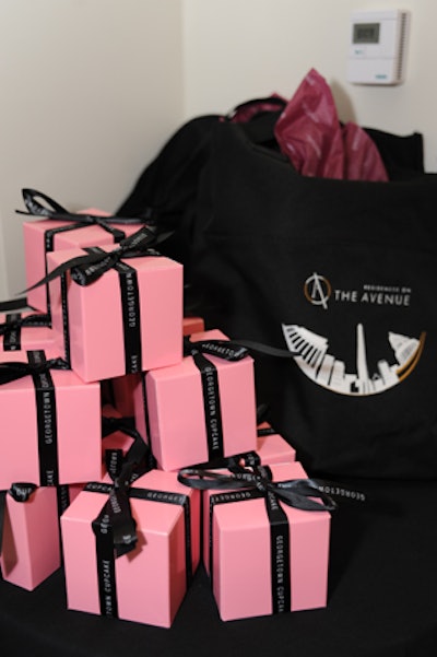 Georgetown Cupcake, Neiman Marcus, and Nectar Skin Bar contributed to the gift bags.
