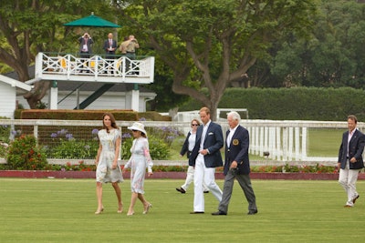 A vast security team safeguarded the duke and duchess, as well as the event itself.