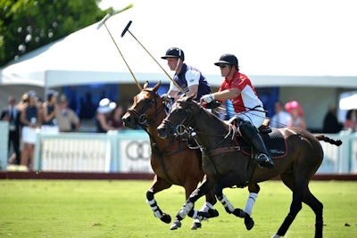 Prince William played for the Royal Salute-sponsored team.