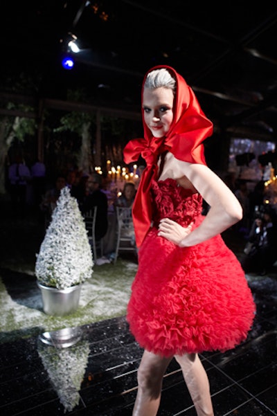 The dresses in the show were inspired by classic fairy tales.