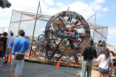 The event on July 10 presented the designs from the teams to the public at McCarren Park. The doors opened at 3 p.m., and hundreds of families, design enthusiasts, and team supporters flooded the concrete playground usually used for basketball.