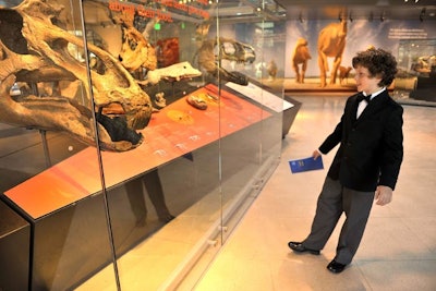 The event offered a sneak peek inside the new Dinosaur Hall before it opened to the public on July 16.