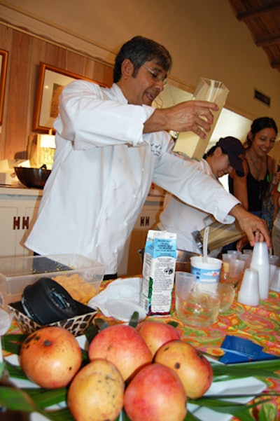 Several local chefs took part in cooking demonstrations, using mango in each dish created.