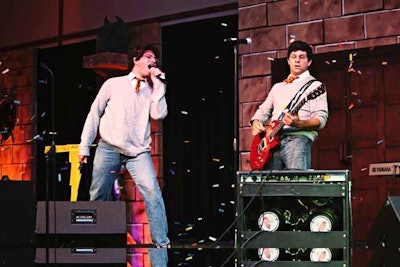 Each night included live entertainment from groups such as the duo Harry and the Potters.