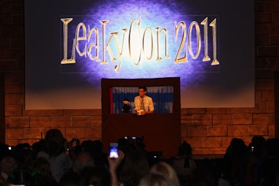 Attendees filled the 2,500 seats in the main ballroom to watch performers such as Neil Cicierega and his Potter Puppet Pals.