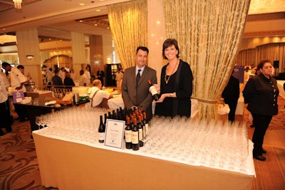 Reps from Constellation Spirits were on hand to offer wine samples.