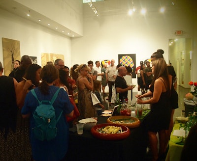 The pop-up launch drew 250 local buyers, artists, and art collectors.