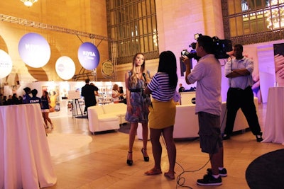 On Monday night, Nivea invited beauty editors to preview the lounge at an event hosted by E! News anchor Giuliana Rancic.