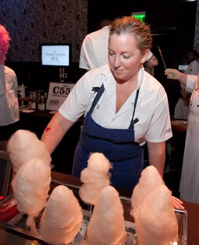 Bacon cotton candy was among the pork dishes.