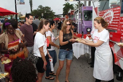 Macy's launched the tour at the Biscayne Triangle Truck Round-Up in Miami on June 28 with local chef Michelle Bernstein.
