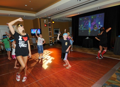 All participants received Just Dance sunglasses and sweatbands.