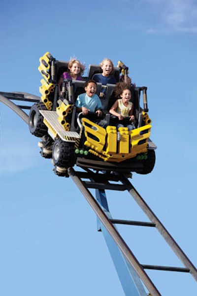Legoland Florida will have more than 50 rides and attractions, including the Lego Technic Test Track.