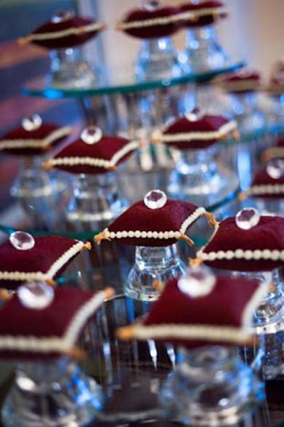 The Waldorf Astoria Orlando's velvet pillows are actually made from chocolate mousse topped with an edible 'diamond' made of sugar.