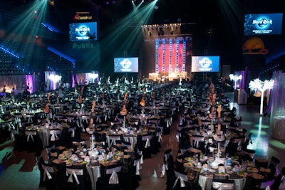 More than 4,000 guests joined the celebration and benefit, including 750 guests for the dinner portion.