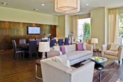 The space holds 90 for receptions.